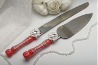Нож и лопатка Coral and silver