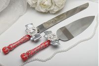 Нож и лопатка Коралловая свадьба