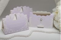Рассадочные карточки Mr & Mrs Purple