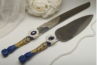 Нож и лопатка Royal blue