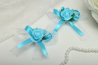 Бутоньерки Flowy лазурные