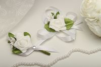 Бутоньерки Rose white