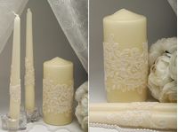 Свадебные свечи Ivory Lace