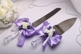 Ніж і лопатка Flowers purple