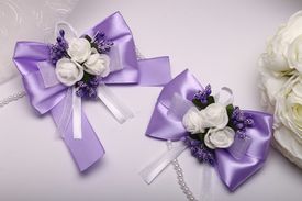 Бутоньєрки Flowers purple