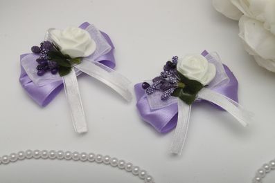 Бутоньерка Flowers purple