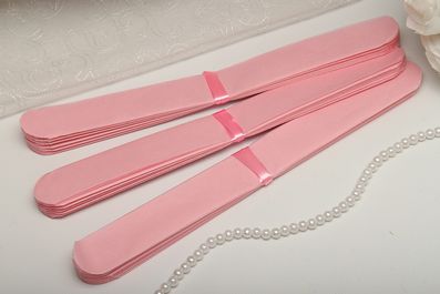 Помпоны из бумаги тишью свадебные 25 см светло-розовые
