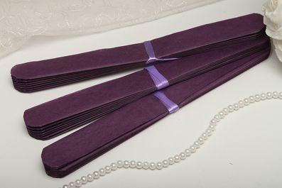 Помпоны из бумаги тишью свадебные 25 см фиолетовые