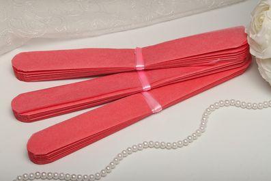Помпоны из бумаги тишью свадебные 25 см розовые