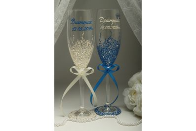 Свадебные бокалы Tiffany