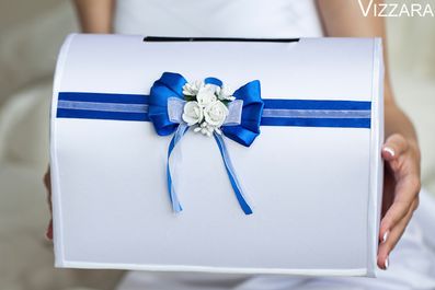 Коробка для денег (сундук) на свадьбу своими руками при помощи подручных материалов