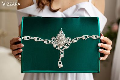 Коробка для денег Princess emerald
