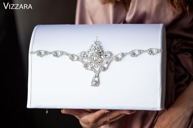 Коробка для денег Princess white