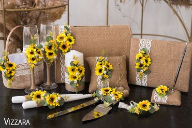 Набор свадебный Sunflower