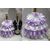 Костюми на весільне шампанське Наречений та Наречена рюш фіолетовий